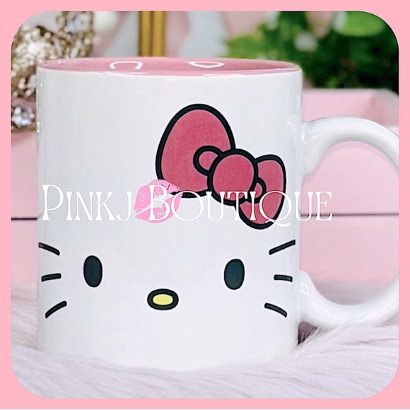 💗☕️{Hello Kitty} Adorable Pink {Sanrio} Coffee | Tea Mug! - Picture 4 of 6
